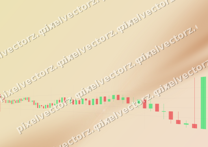 Soft pastel chart background in orange and teal