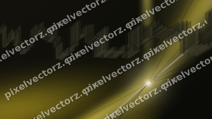 Glowing neon chart background in amber and yellow