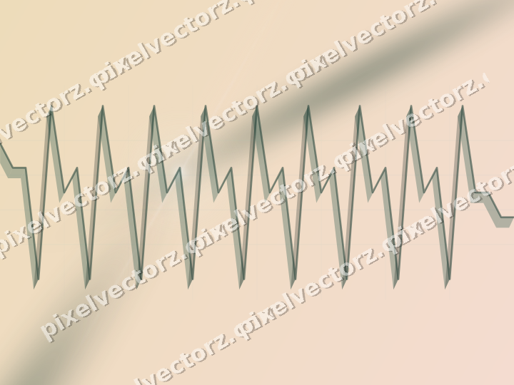 Soft pastel chart background in dark green and orange