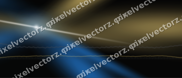 Glowing neon chart background in blue and amber
