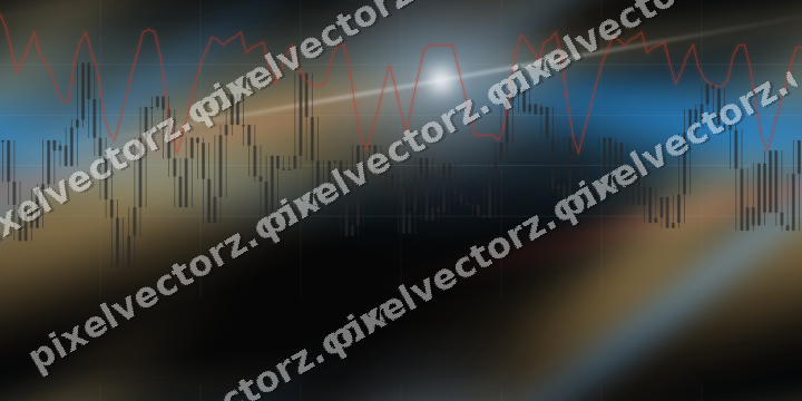 Nahtloser Neon Diagramm Hintergrund in Blau und Rot