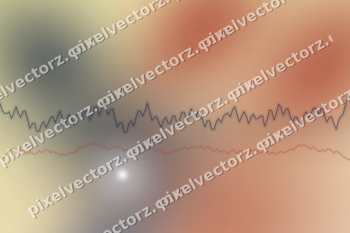 Soft pastel chart background in dark blue and red