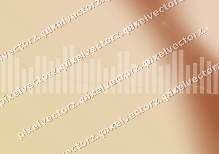 Soft pastel chart background in orange and blue