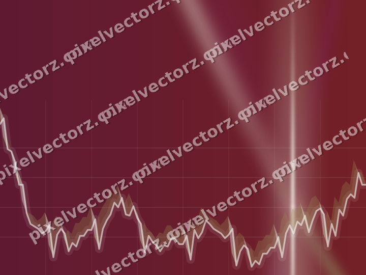 Glowing neon chart background in dark pink and yellow