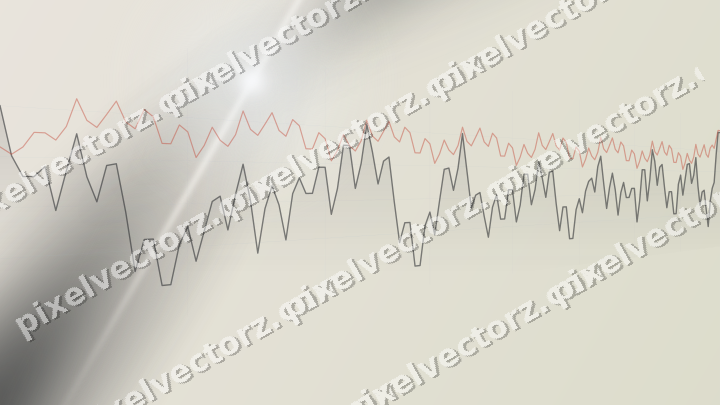 Soft pastel chart background in red and pale amber