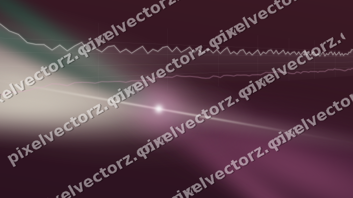 Glowing neon chart background in dark magenta and pink