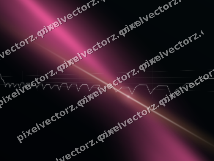 Glowing neon chart background in pink and cyan