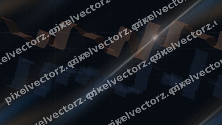 Nahtloser Neon Diagramm Hintergrund in Blau und Orange