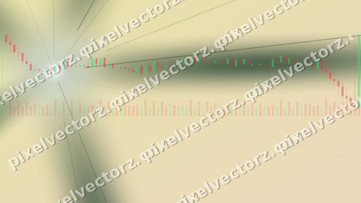 Soft pastel chart background in dark green and orange