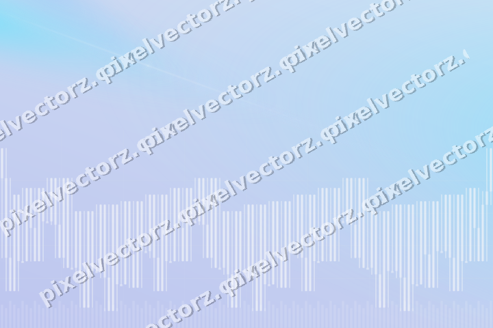 Soft pastel chart background in cyan and blue