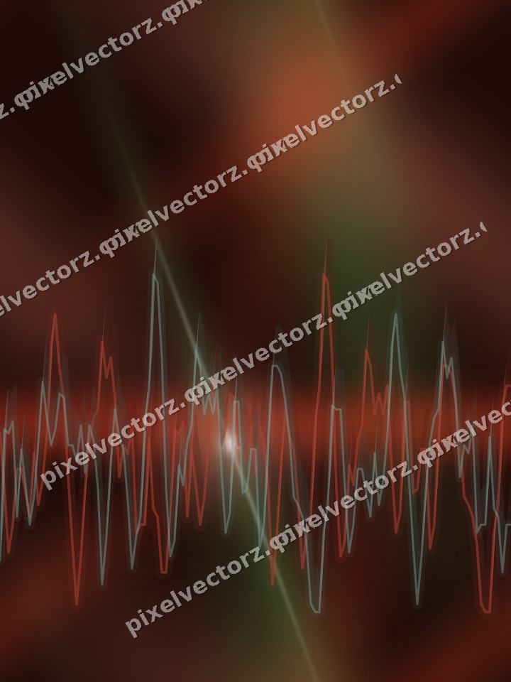 Nahtloser Neon Diagramm Hintergrund in Rot und Orange