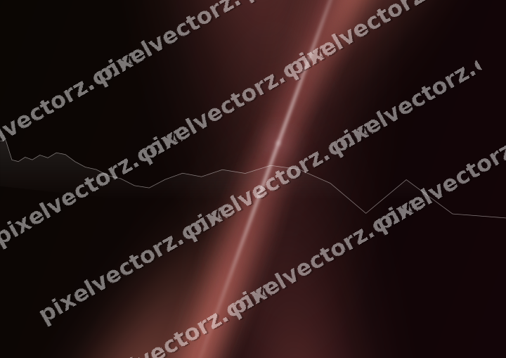 Glowing neon chart background in pink and red