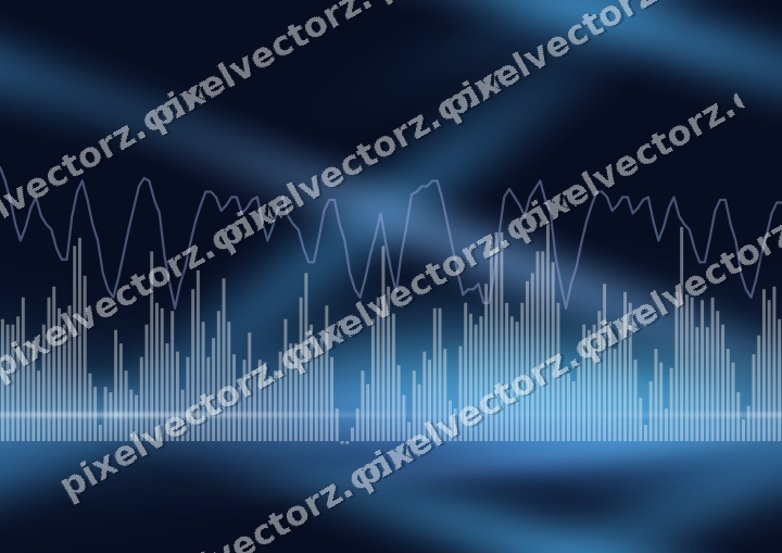 Nahtloser Neon Diagramm Hintergrund in Türkis und Blau