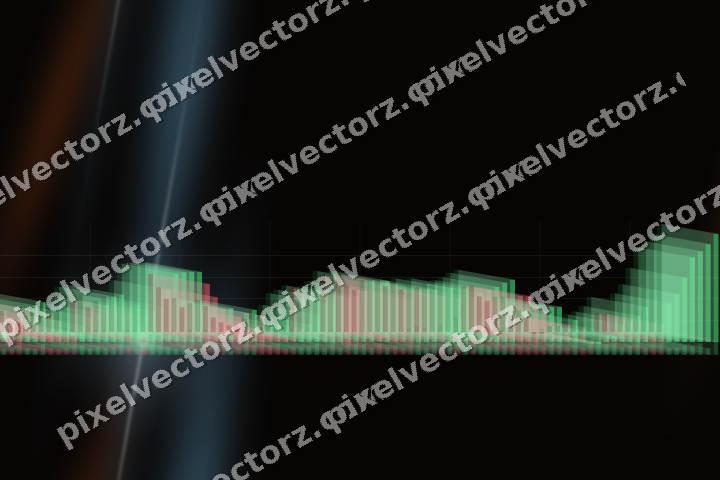Nahtloser Neon Diagramm Hintergrund in Türkis und Rot