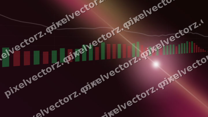 Leuchtender Neon Diagramm Hintergrund in Rosa und Grün