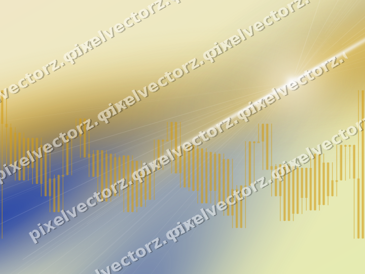 Soft pastel chart background in amber and blue