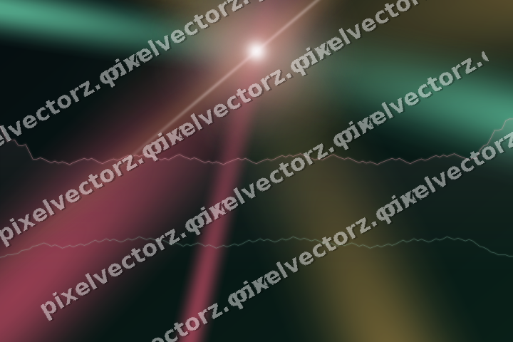 Glowing neon chart background in pink and amber