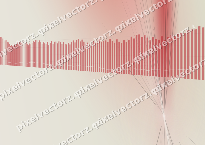Soft pastel chart background in red and pale amber