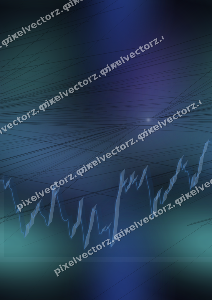 Nahtloser Neon Diagramm Hintergrund in Blau und Türkis
