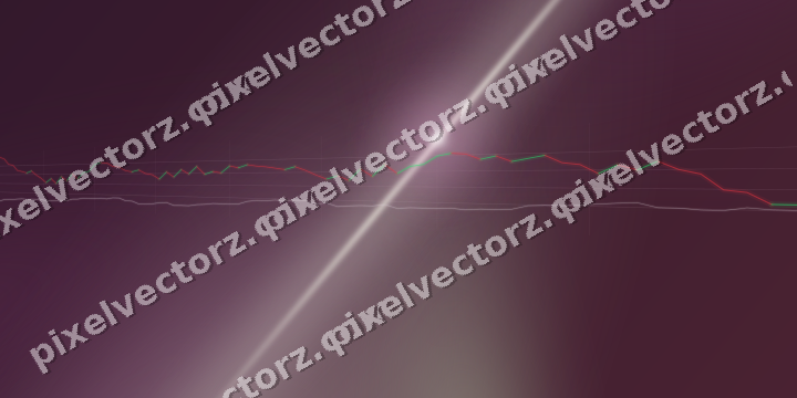 Glowing neon chart background in dark magenta and lime
