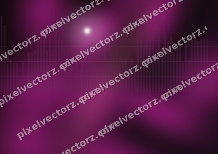 Glowing neon chart background in magenta and lime