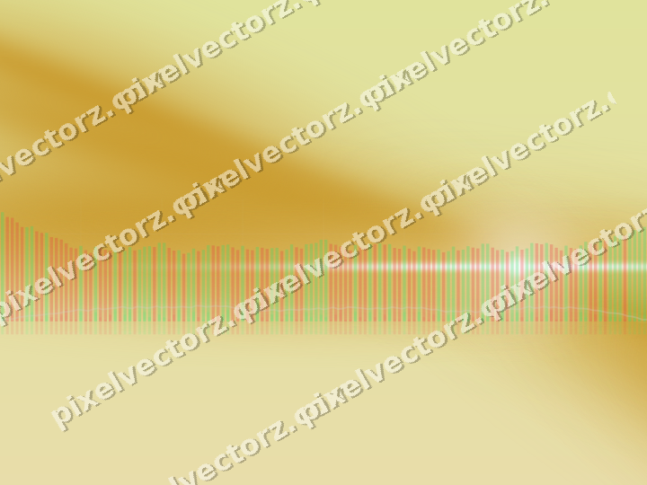 Soft pastel chart background in amber and dark green