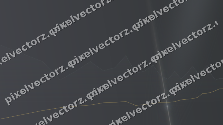 Glowing neon chart background in amber and grey