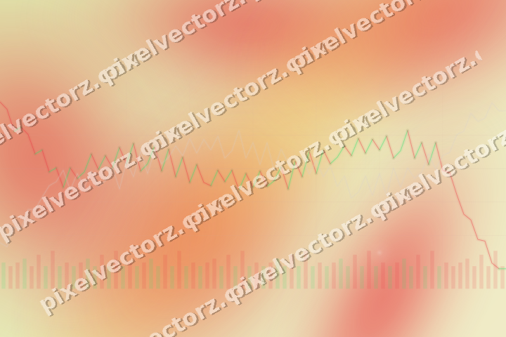 Soft pastel chart background in red and orange