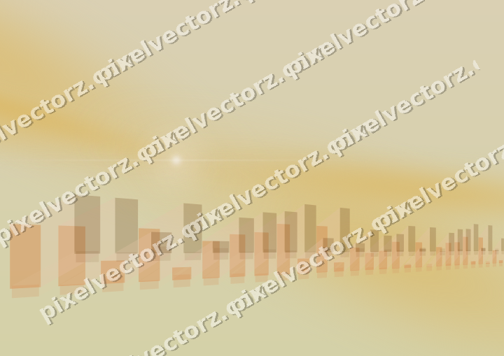 Soft pastel chart background in orange and amber