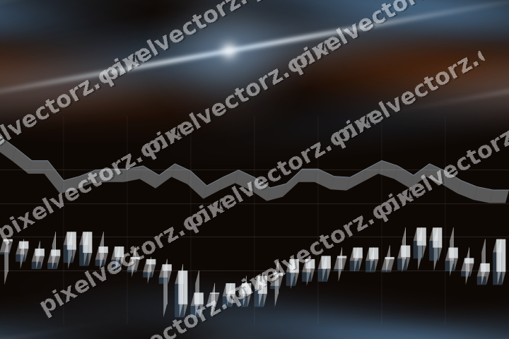 Nahtloser Neon Diagramm Hintergrund in Blau und Orange