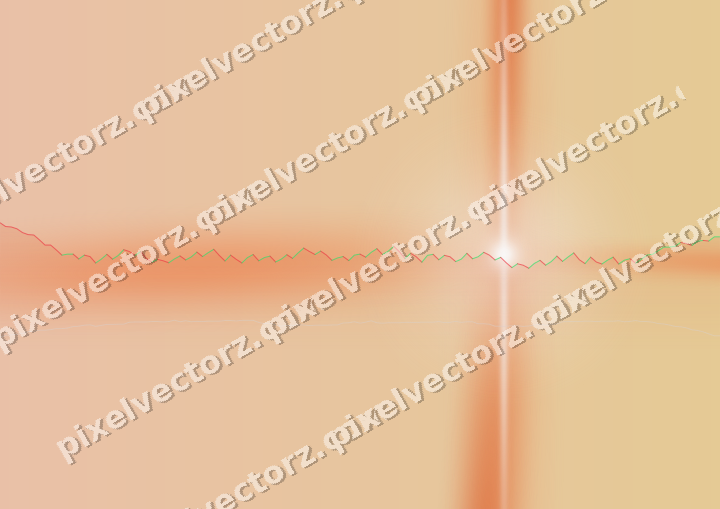 Soft pastel chart background in orange and teal