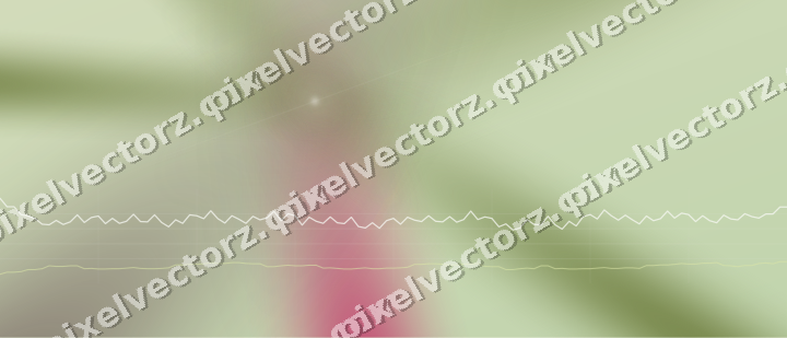 Soft pastel chart background in lime and pink