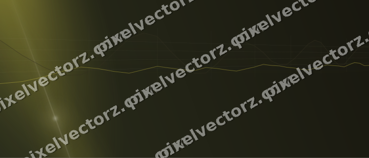 Glowing neon chart background in dark amber and yellow