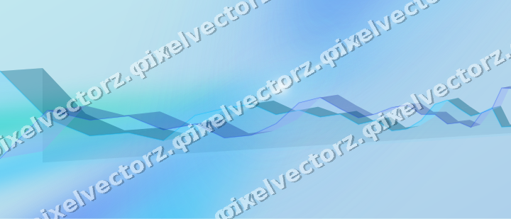 Soft pastel chart background in cyan and teal