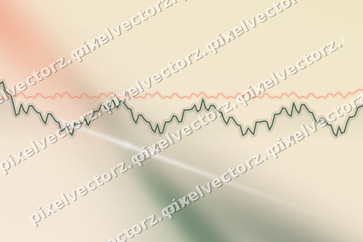Soft pastel chart background in dark green and red