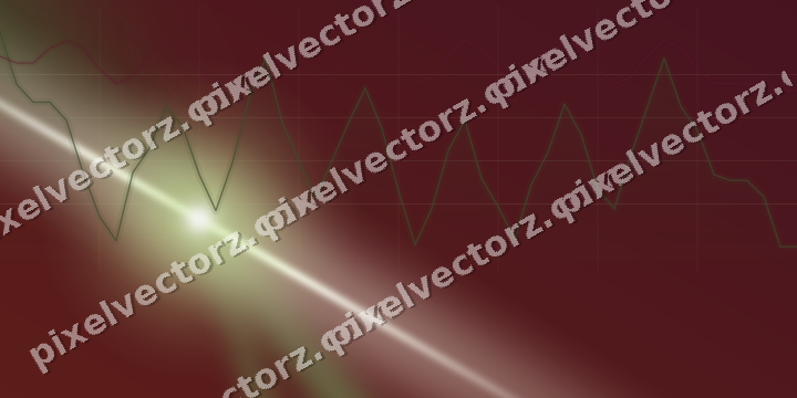 Glowing neon chart background in dark lime and dark pink