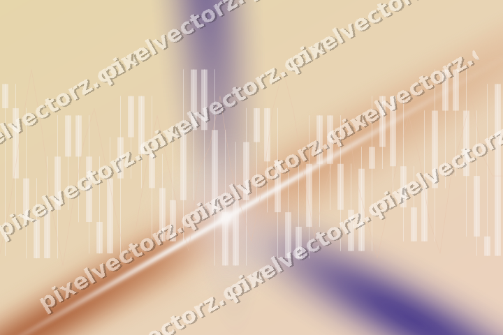 Soft pastel chart background in orange and blue