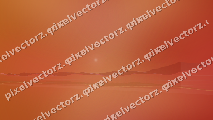 Glowing neon chart background in red and orange