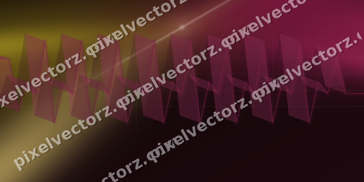 Glowing neon chart background in pink and yellow