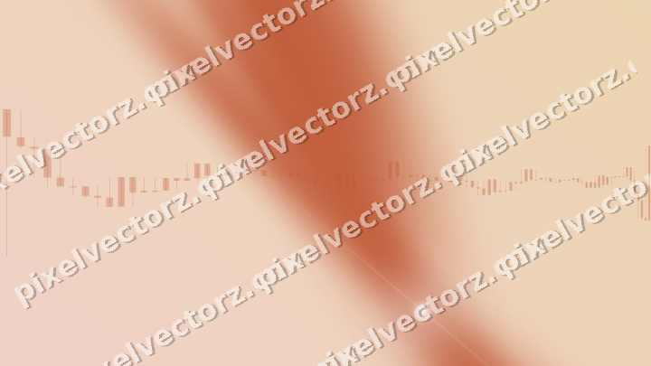 Soft pastel chart background in orange and cyan
