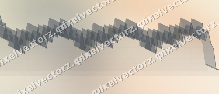 Soft pastel chart background in blue and orange