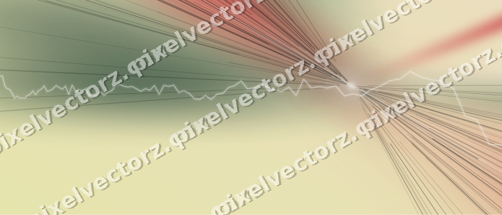 Soft pastel chart background in dark green and red