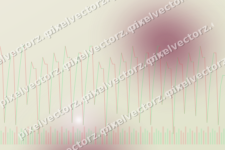 Soft pastel chart background in dark pink and yellow