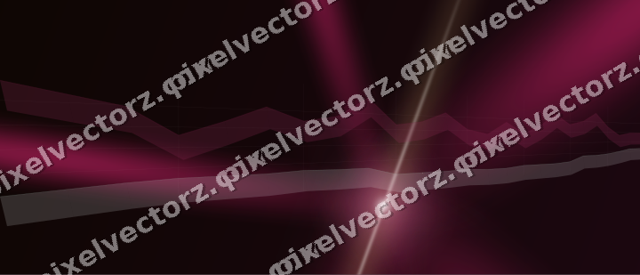 Glowing neon chart background in pink and green