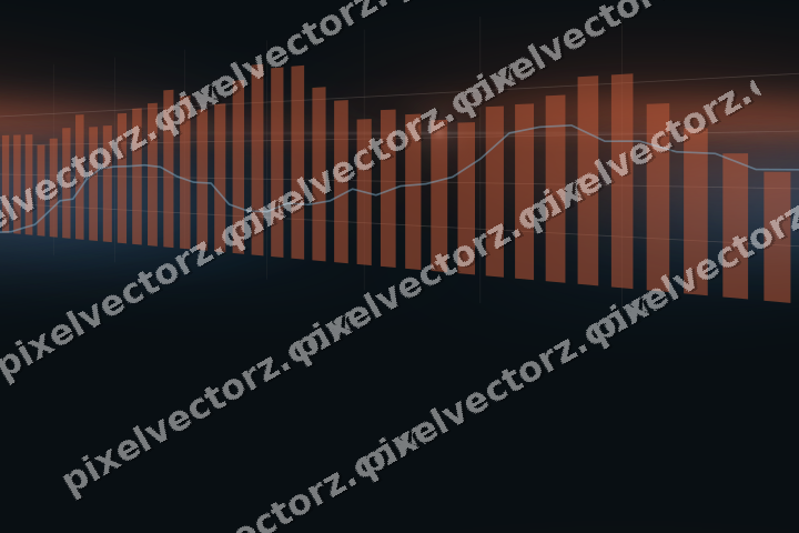Nahtloser Neon Diagramm Hintergrund in Orange und Türkis