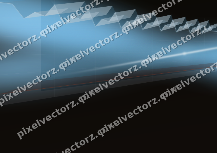 Glowing neon chart background in cyan and red