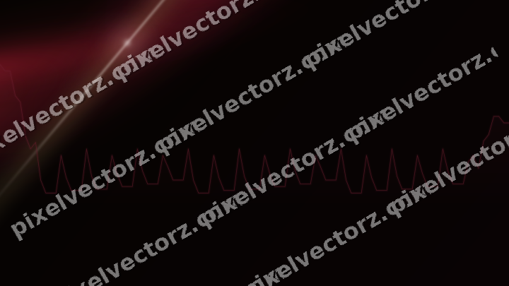 Glowing neon chart background in pink and red