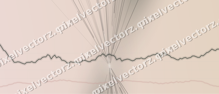 Soft pastel chart background in dark green and red