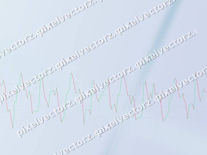 Soft pastel chart background in cyan and red