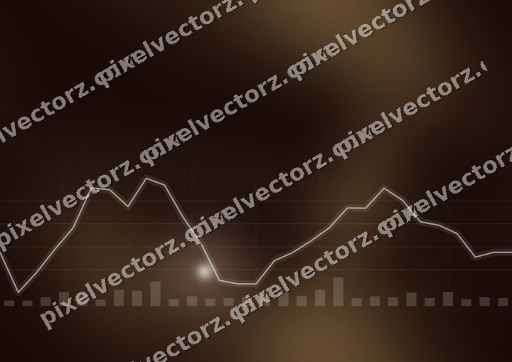 Nahtloser Neon Diagramm Hintergrund in Orange und Bernstein
